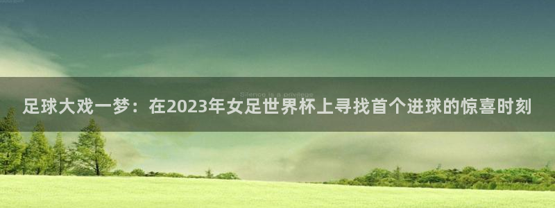 世界杯欧洲区世预赛赛程：足球大戏一梦：在2023年女足世界杯上寻找首个进球的惊喜时刻