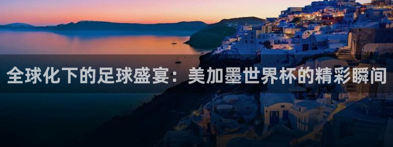 世界杯球赛：全球化下的足球盛宴：美加墨世界杯的精彩瞬间