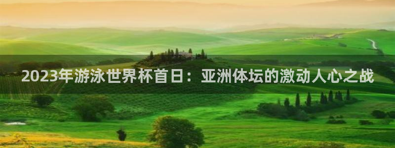 欧洲区世界杯预选赛：2023年游泳世界杯首日：亚洲体坛的激动人心之战